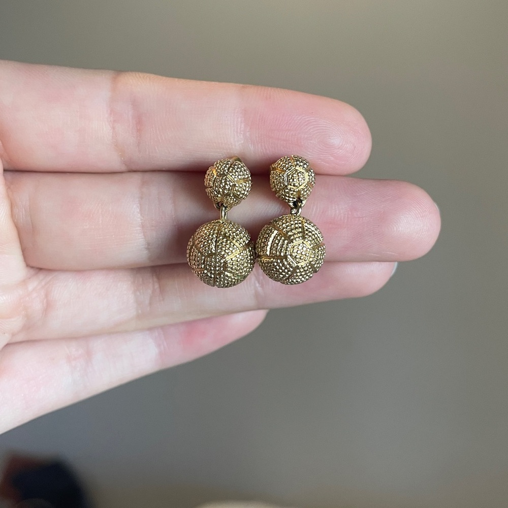 Christian Dior Gold Earrings - Picture 4 of 4